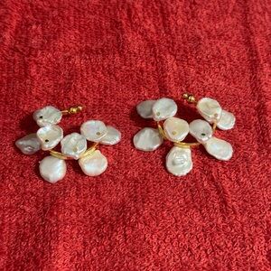CULT GAIA Devora Gold-Tone Pearl Earrings